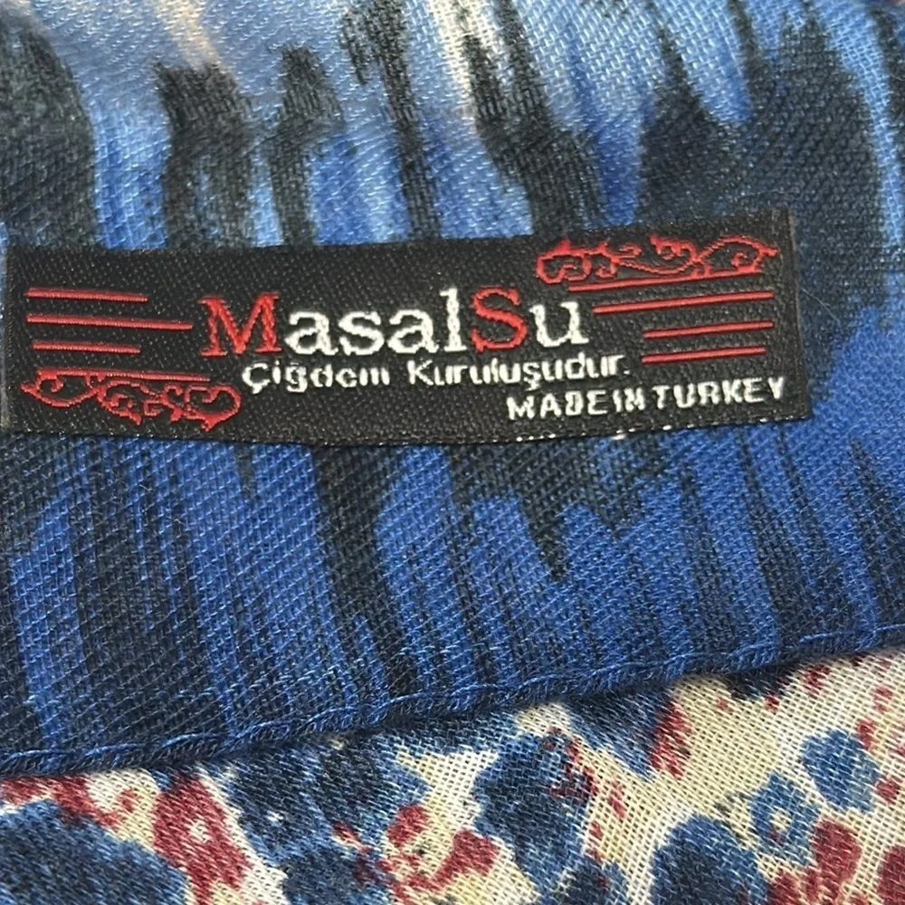 Masal Su Mixed Pattern Scarf / Wrap Made in Turkey
